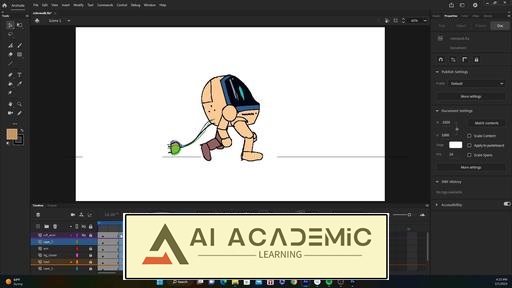 انیمیشن کاراکتر 2D: ایجاد حرکت در Adobe Animate