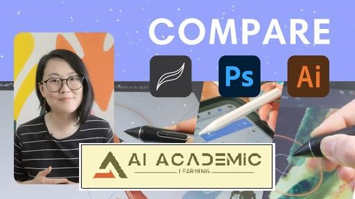 مقایسه Procreate، فتوشاپ و ادوبی ایلاستریتور: راهنمای جامع