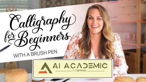 خوشنویسی مدرن برای مبتدیان با استفاده از Brush Pen
