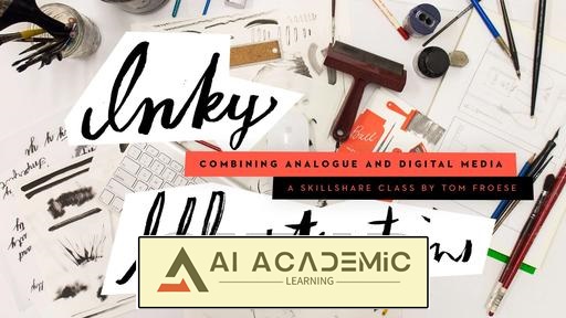 تصویرسازی‌های جوهری - ترکیب لوازم آنالوگ و دیجیتال