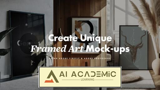ایجاد موکاپ‌های منحصربه‌فرد قاب‌عکس هنری با Adobe Firefly و Adobe Photoshop