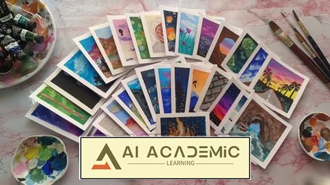 30 روز نقاشی با گواش