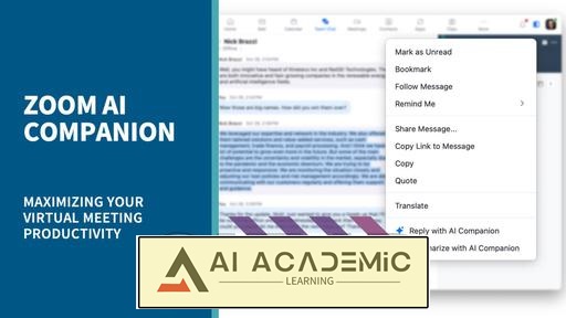 آموزش Zoom AI Companion: به حداکثر رساندن بهره وری در جلسات مجازی