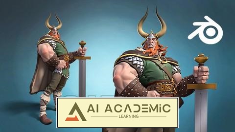 اسکالپتینگ کاراکتر سه‌بعدی در بلندر - نسخه وایکینگ