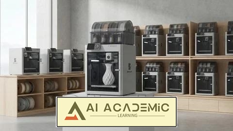 مسترکلاس چاپ سه‌بعدی: از مبتدی تا حرفه‌ای با شروع کامل