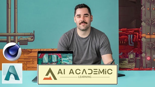 هنر محیطی سه‌بعدی به سبک Toon با آرنولد