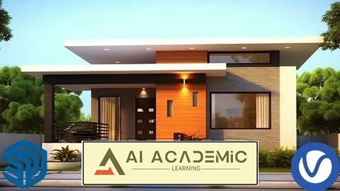 طراحی سه بعدی یک خانه ویلایی سه خوابه با SketchUp از مبتدی تا پیشرفته - نسخه رایگان