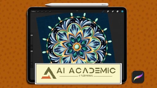 ماندالاهای آرامش‌بخش نقاشی‌گونه در Procreate