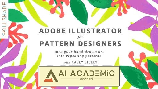 ادوبی ایلاستریتور برای طراحان الگو - تبدیل هنر دست خود به الگوهای دیجیتال قابل تکرار