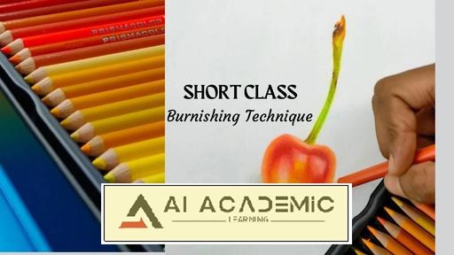 تکنیک‌های اولیه مداد رنگی برای مبتدیان - Burnishing برای دستیابی به نتیجه صاف و درخشان