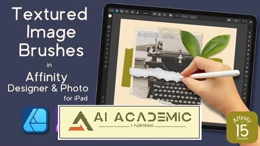 دوره Affinity Designer و Photo برای iPad - بخش 2 - ایجاد براش تصویری تکسچردار
