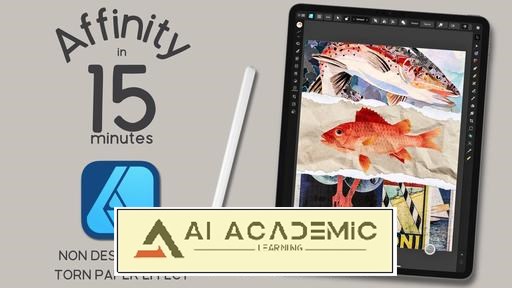 آموزش Affinity Designer V2 برای آیپد - افکت کاغذ پاره واقع‌گرایانه