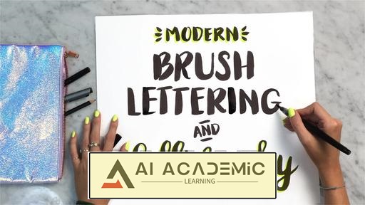 کالیگرافی و براش لترینگ مدرن - از اسکچ تا صفحه نمایش
