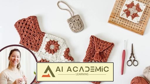 مسترکلاس قلاب‌دوزی مربعی گارنی - یادگیری بهترین تکنیک‌ها