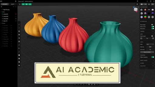 آموزش Plasticity (CAD) برای مبتدیان - مدل‌سازی یک گلدان گل شبیه کدو حلوایی