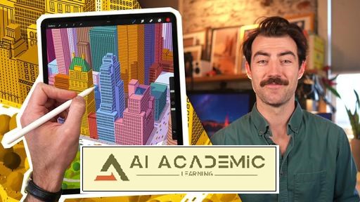 آموزش آسان مناظر شهری: چگونه شهر مورد علاقه خود را در Procreate به صورت دیجیتال تصویرسازی کنیم؟