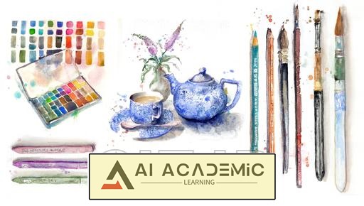 جادوی اسکچ: آبرنگ خود را با تکنیک‌های میکس مدیا تقویت کنید