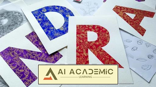 تصویرسازی گیاهی - طراحی یک مونوگرام جذاب با الگوی گل هندی