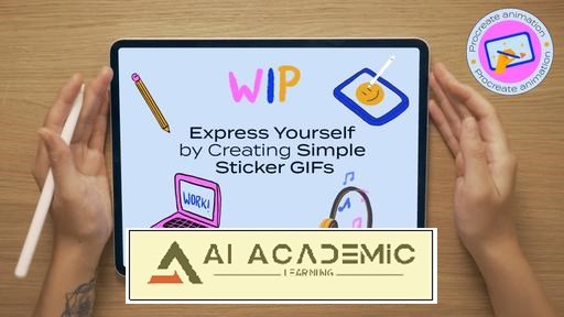 انیمیشن Procreate - خودتان را با ایجاد استیکرهای GIF ساده بیان کنید
