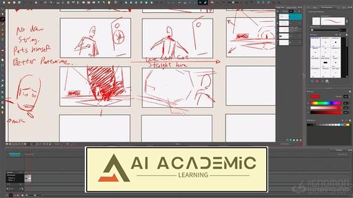 استوری‌بورد برای فیلم و بازی