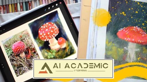 تصویرسازی دیجیتال با ظاهر سنتی در Procreate