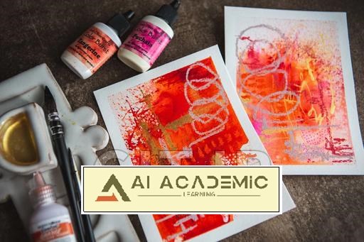 نقاشی شهودی: پودر آبرنگ و آثار انتزاعی میکس مدیا