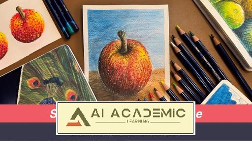 اسکچینگ با مدادهای آبرنگ Inktense
