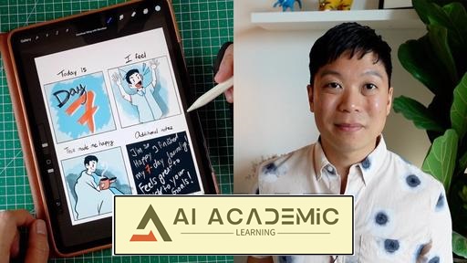 ژورنال نویسی بصری: شروع یک دفتر سپاس‌گزاری 7 روزه در Procreate