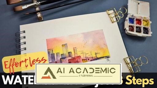 مناظر آبرنگ بی‌دردسر - در سه مرحله ساده