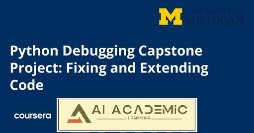 پروژه Capstone اشکال‌زدایی پایتون: فیکس کردن و گسترش کد
