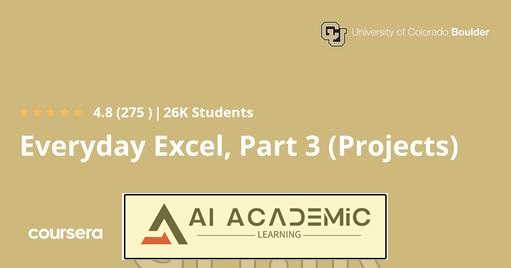 اکسل روزمره - بخش 3 (پروژه‌ها)