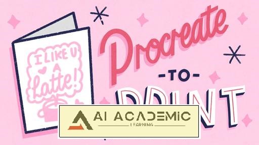 از Procreate تا چاپ - کارت تبریک سرگرم‌کننده و آسان