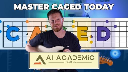 تسلط به سیستم CAGED در گیتار