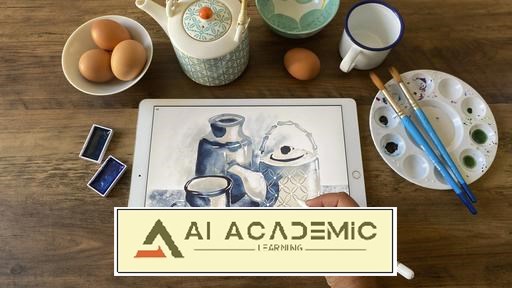 ایجاد کنتراست: با آبرنگ و Procreate