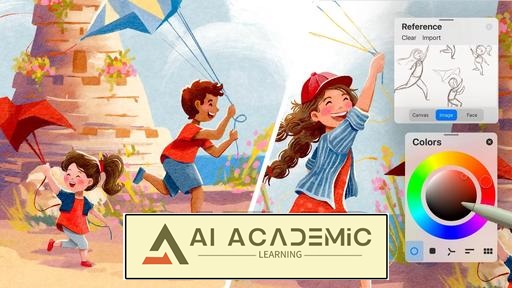 مصورسازی کتاب کودک: طراحی کودکان در سنین مختلف در Procreate