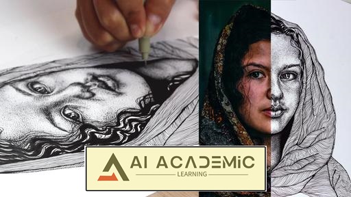 طراحی پرتره‌هایی که روایتگر داستان هستند: تسلط به بیان هنری با جوهر