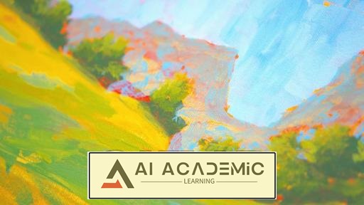 نقاشی منظره با اکریلیک و یک قلم‌مو: تسلط به ترکیب رنگ و کنترل قلم‌مو