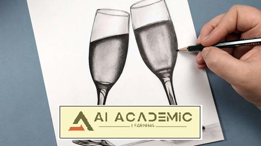 طراحی‌های واقع‌گرایانه با مدادهای گرافیتی - طراحی بطری
