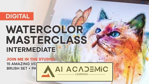 مسترکلاس آبرنگ در Procreate: مهارت‌های نقاشی دیجیتال خود را ارتقا دهید