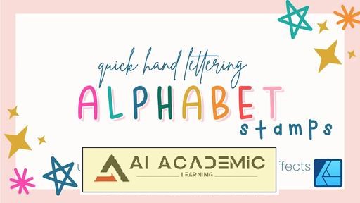 مهرهای الفبا برای دست‌نویسی سریع در Affinity Designer 2