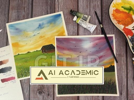 بیایید علفزارها را با آبرنگ نقاشی کنیم!