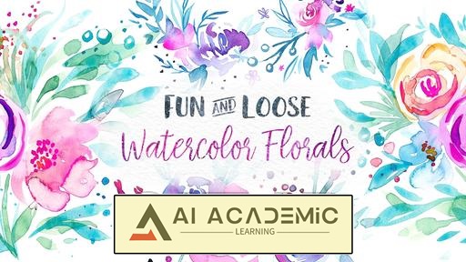 گل‌ها، برگ‌ها و پروانه‌های جذاب و آزاد با آبرنگ - آموزش سطح مبتدی