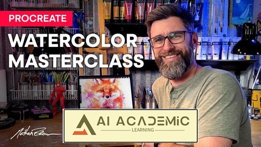 مسترکلاس آبرنگ در Procreate - یادگیری نقاشی آبرنگ دیجیتال روی iPad