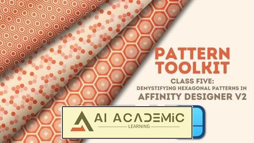 طراحی الگوی سطح - ابهام‌زدایی از الگوهای شش‌ضلعی یکنواخت در Affinity Designer