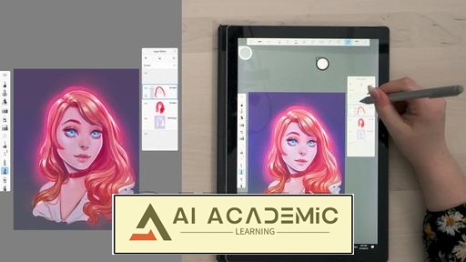 تصویرسازی دیجیتال کاراکتر: تبدیل یک عکس به پرتره‌ای استایل دهی شده