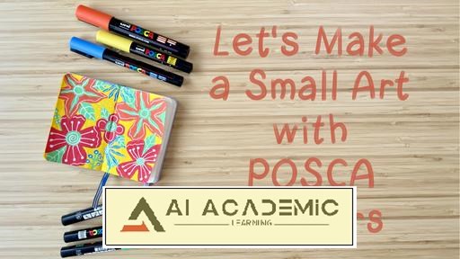 بیایید با مارکرهای POSCA یک کار هنری کوچک بسازیم