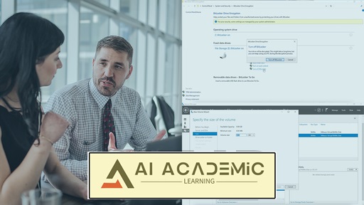 مدیریت سیستم ویندوز: مدیریت دیسک و رمزگذاری