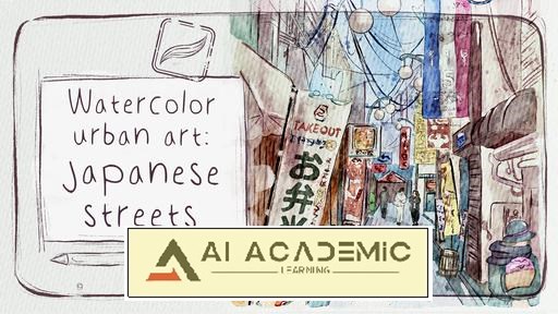 طراحی آبرنگ شهری در Procreate: خیابان‌های عجیب ژاپنی و 2 تکنیک نقاشی