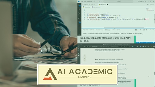 تحلیل و نمایش داده: تحلیل داده‌ برای آگهی‌های شغلی جعلی