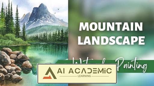 جادوی منظره‌ کوهستان: ثبت طبیعت با آبرنگ